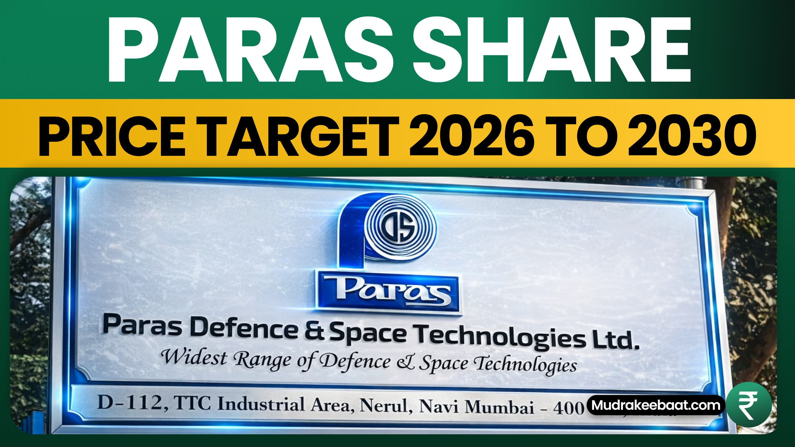 Paras Defence Share Price Target 2026 To 2030